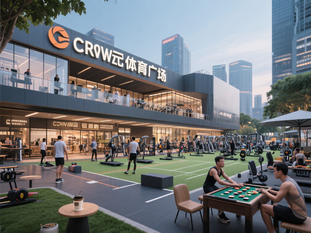皇冠体育广场是一个集健身、娱乐和社交于一体的多功能